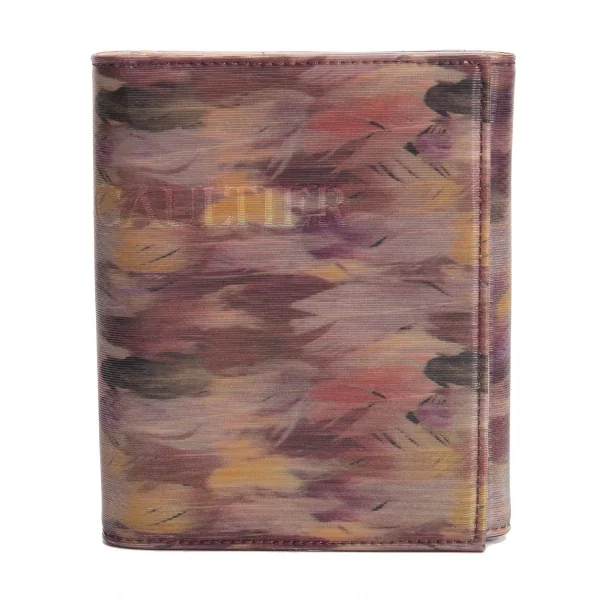 ジャンポールゴルチエJean Paul GAULTIER Vサイバーフェザー二つ折り