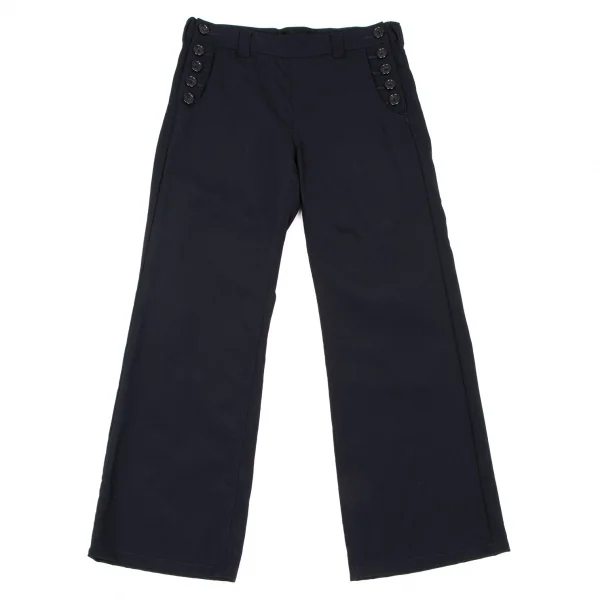 トリココムデギャルソンtricot COMME des GARCONSウールサイドボタン