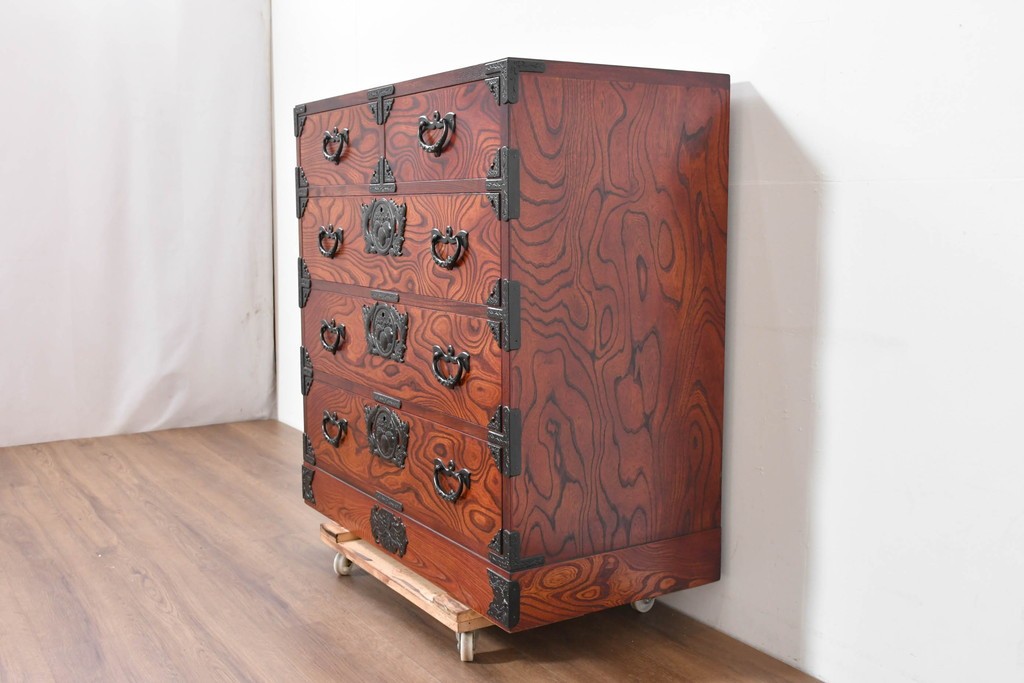 公式】アンティーク家具ラフジュ工房商品詳細ページ中古 岩谷堂箪笥 漆