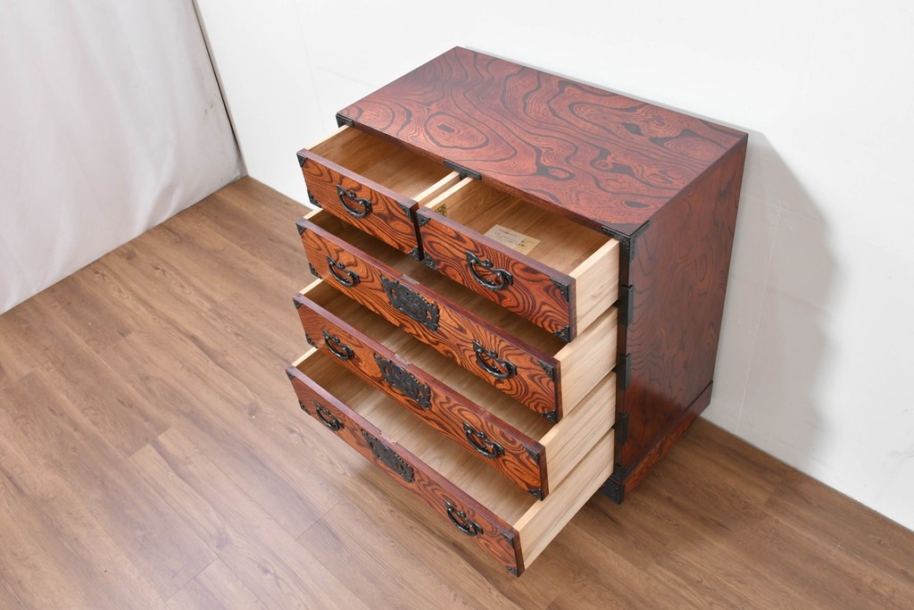 公式】アンティーク家具ラフジュ工房商品詳細ページ中古 岩谷堂箪笥 漆