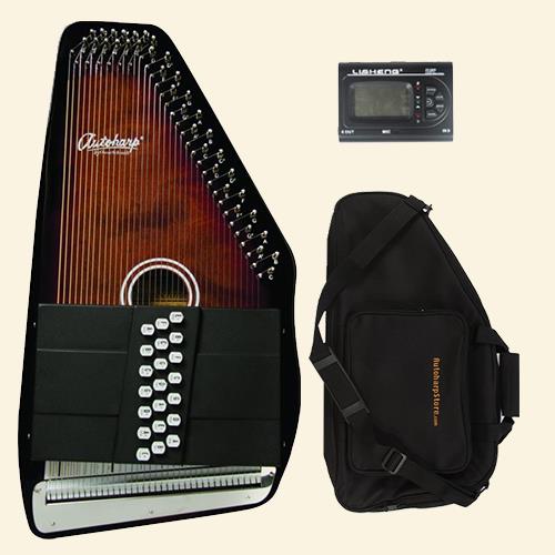 Oscar Schmidt OS21C 21 Chord AutoHarp - Classic - Free Gig Bag and