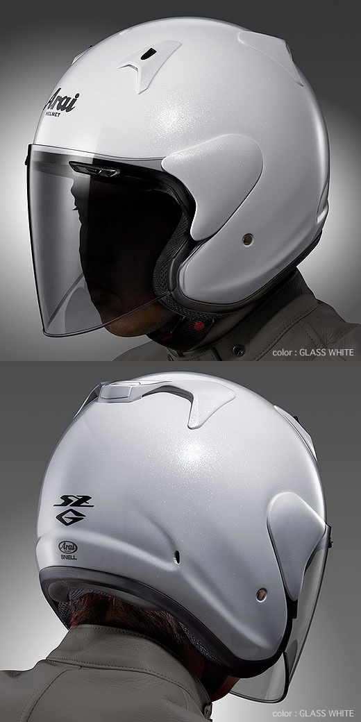 Webike | Arai アライ SZ-G [エスゼット ジー グラスホワイト