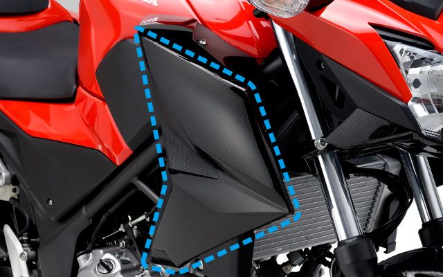 Webike | HONDA ホンダ シュラウド CB250F(08F73K33700) | サイド