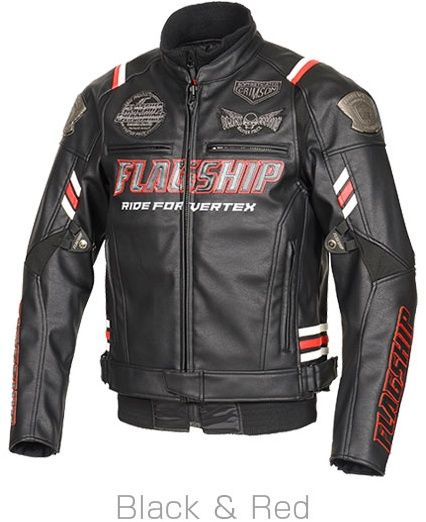 Webike | FLAGSHIP フラグシップ バーテックスPUレザージャケット(FJ
