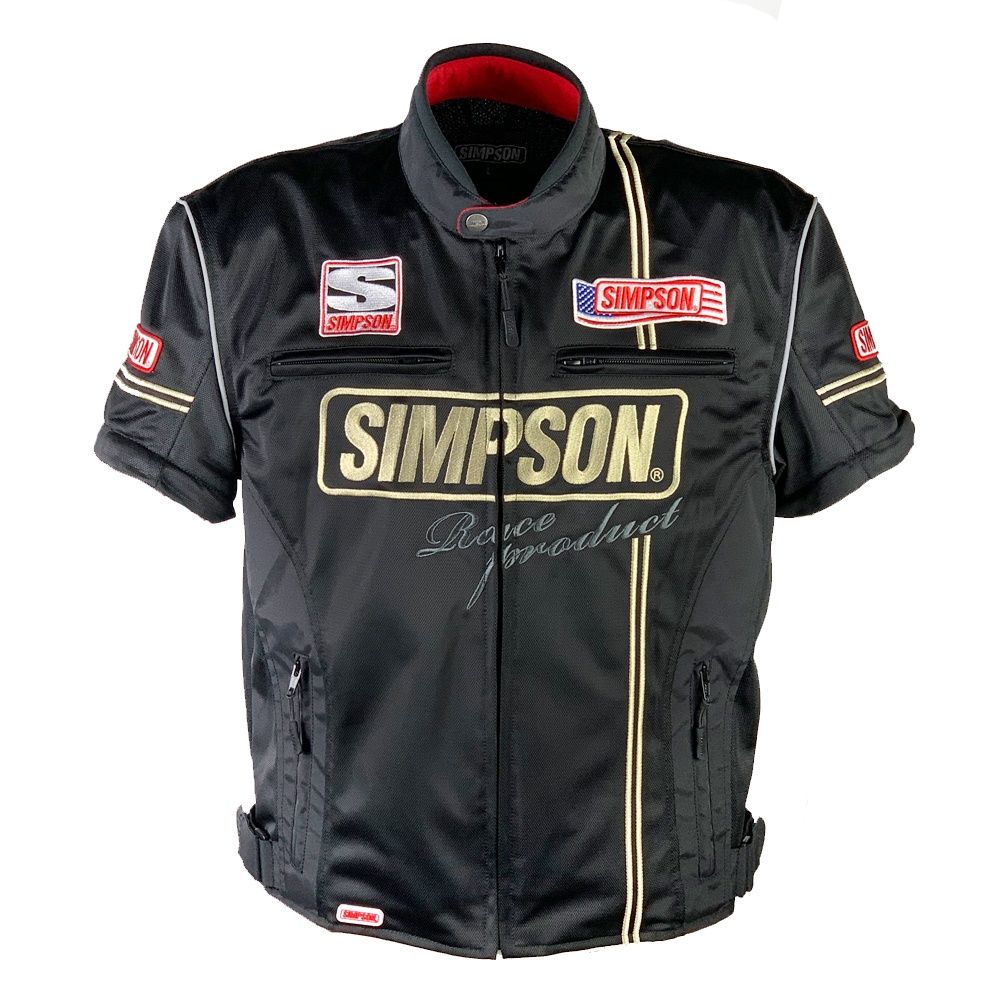 Webike | SIMPSON シンプソン メッシュ ライダースジャケット(NSM-2104