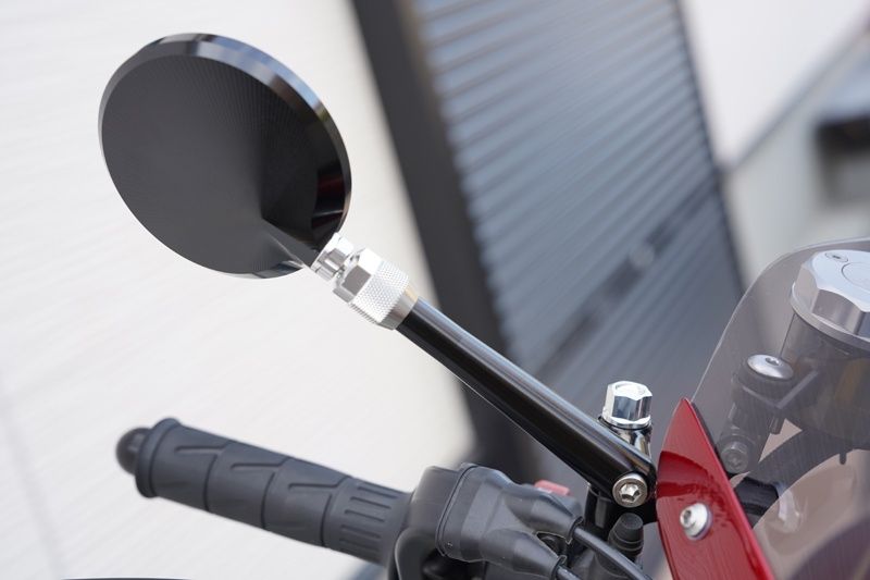 Webike | antlion アントライオン ビレットミラー・ロング 可変タイプ