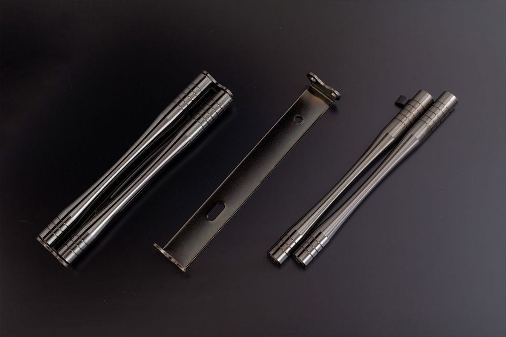 Webike | ARCHI アーキ ラジエターサイドロッドセット【漆黒Edition