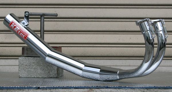 Webike | K2TEC ケイツーテック ストレート集合メッキ チャンバー