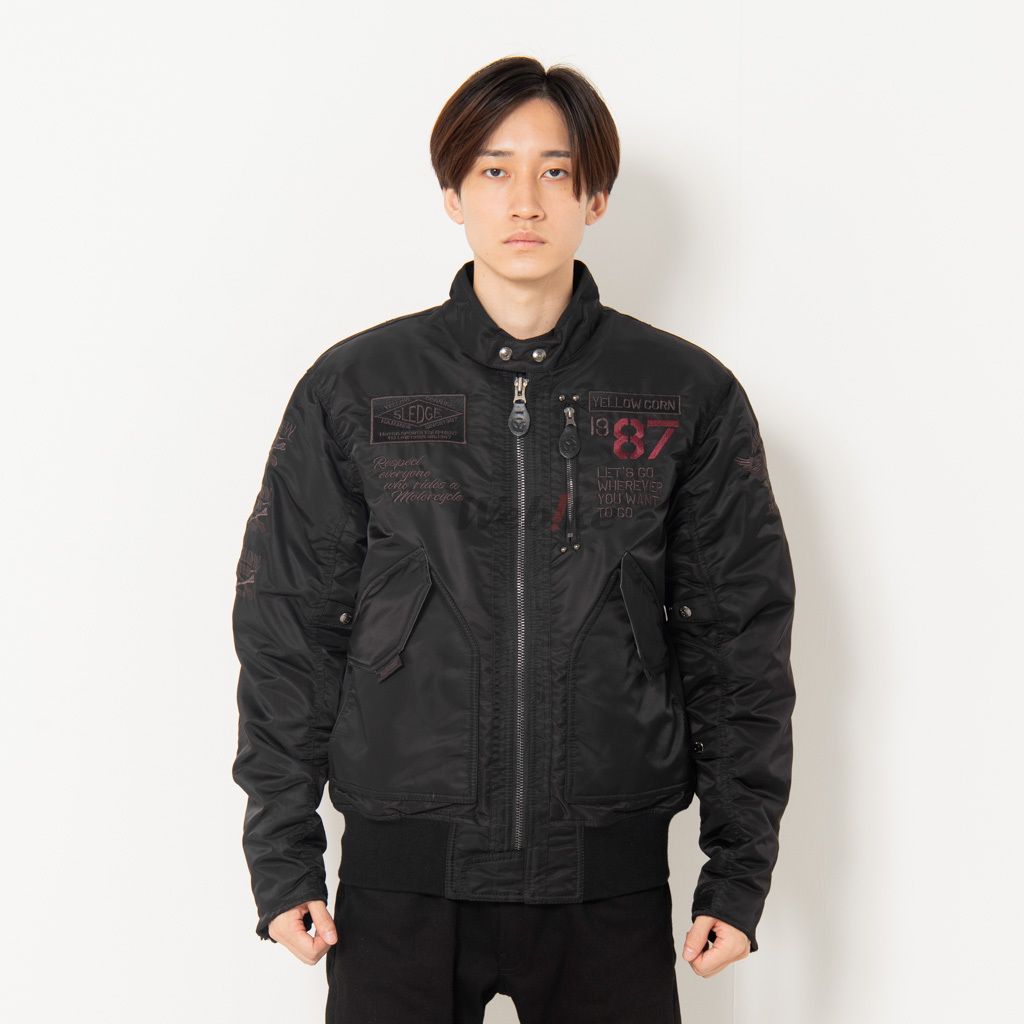 長*克様 YB3301 BK/GM 3LWサイズ ウインタージャケット/チタンプ