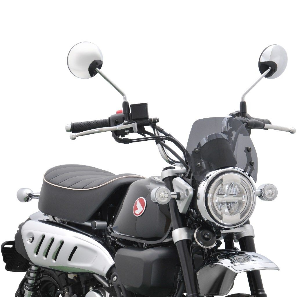 Webike | 旭風防 アサヒ風防 af メーターバイザー ダックス125(CZ-08