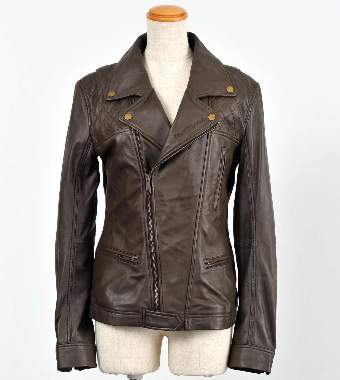 Webike | Rosso StyleLab ロッソ スタイルラボ ダブルライダースレザー