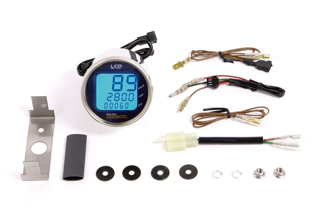 Webike | SP武川 SPタケガワ ラージLCDαスピード＆タコメーターキット