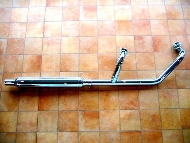 Webike | KENTEC ケンテック クラシック2IN1マフラー (FL) ドラッグ