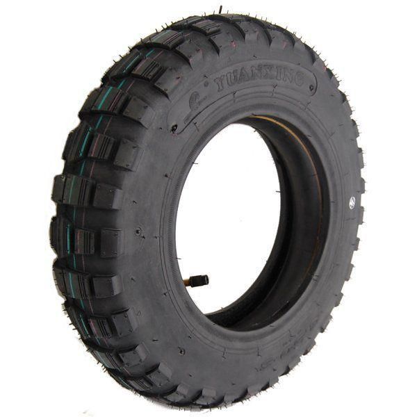 Webike | HIROCHI ヒロチー ブロックタイヤ チューブ付 【3.50-8