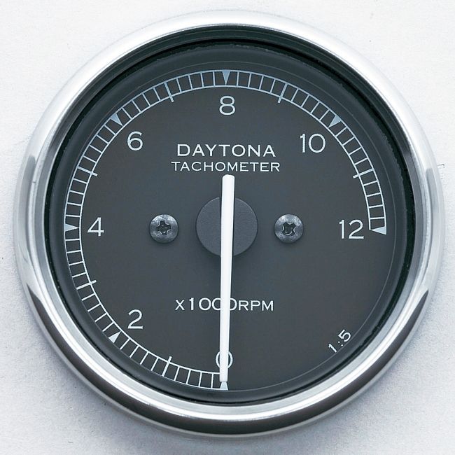 Webike | DAYTONA デイトナ 機械式タコメーター ホワイトLED照明