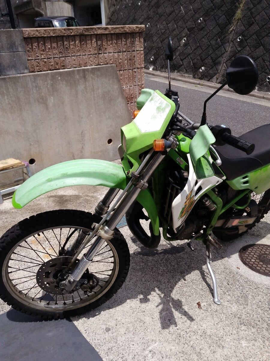 KAWASAKI KDX125/SR「2020/5/23~ 燃料タンクの錆落とし＆タッチアップ