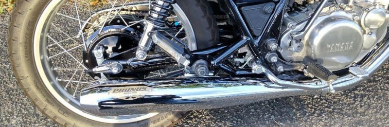 ヤマハ SR400 PRUNUS:プラナス スリップオンマフラー 口コミ・動画