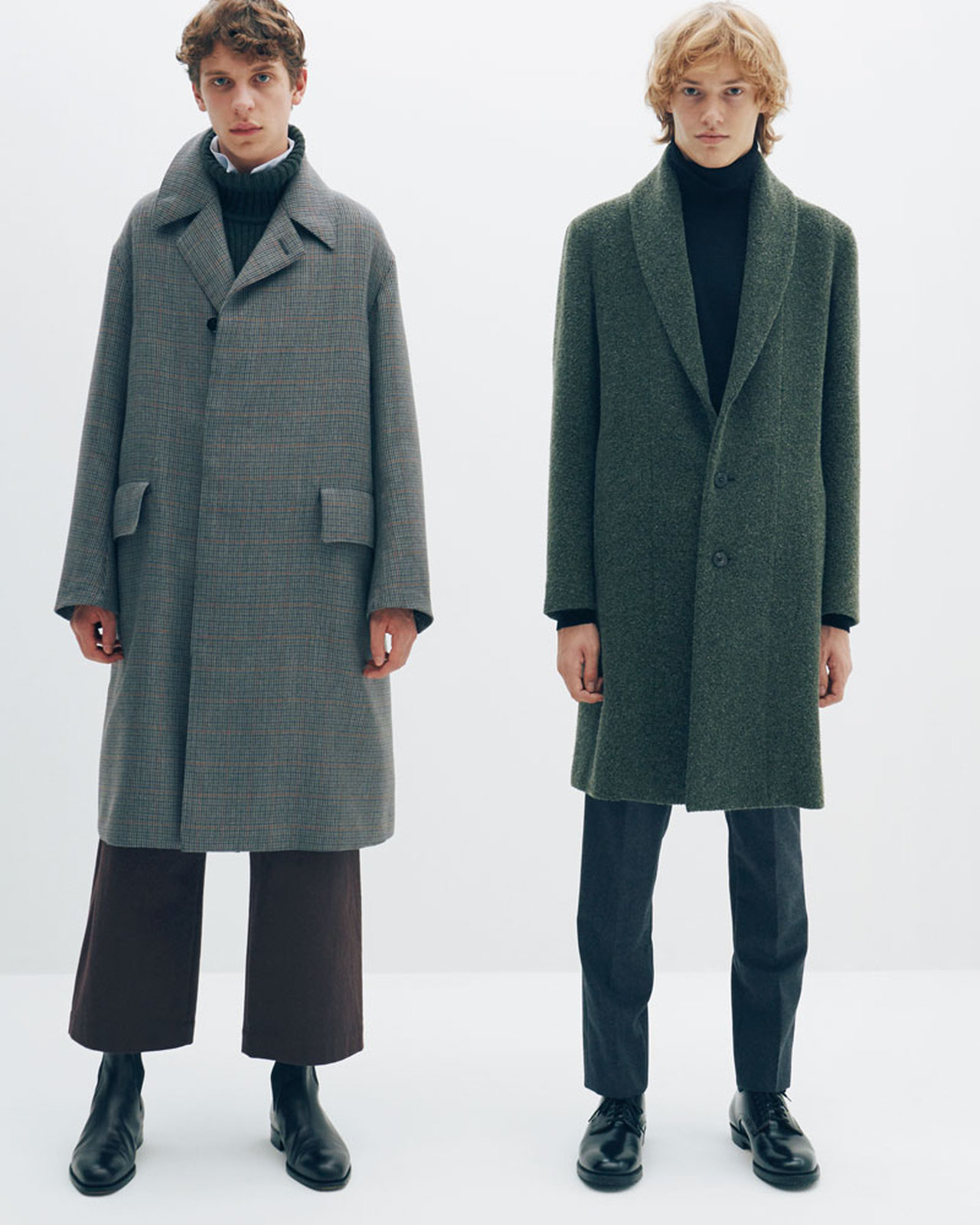 脱・ゆとり!? シルエットが映えるイッセイ ミヤケとオーラリーのコート