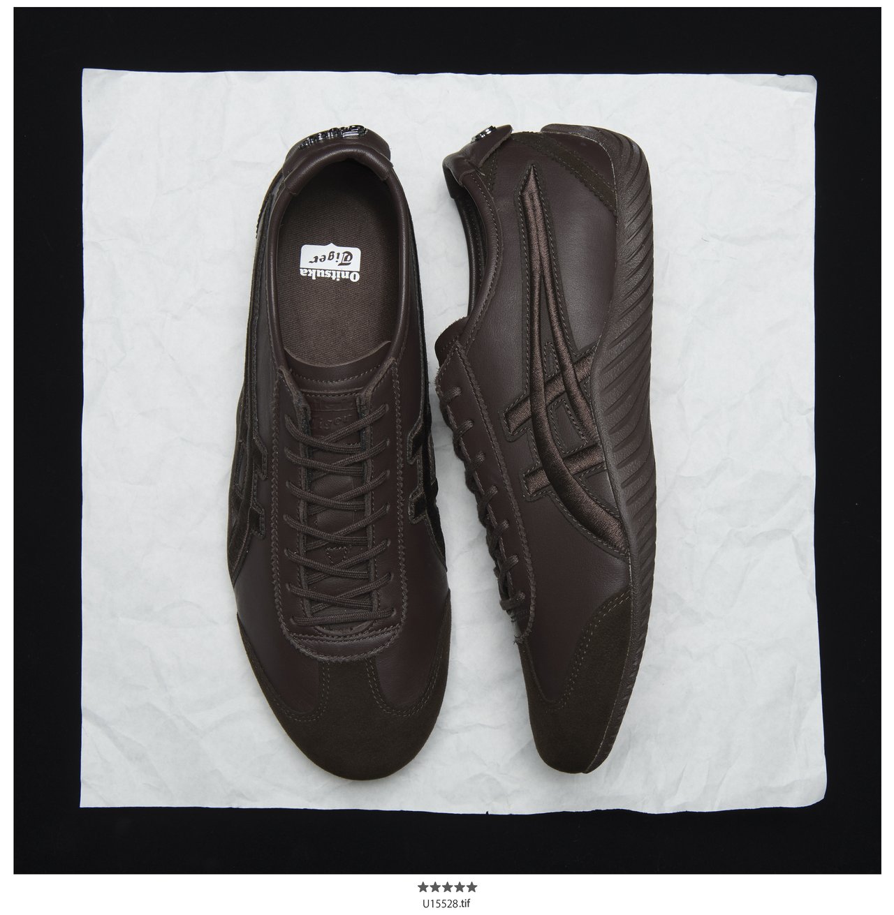 オニツカタイガー】ダークブラウンの「メキシコ 66 ドライビング」は