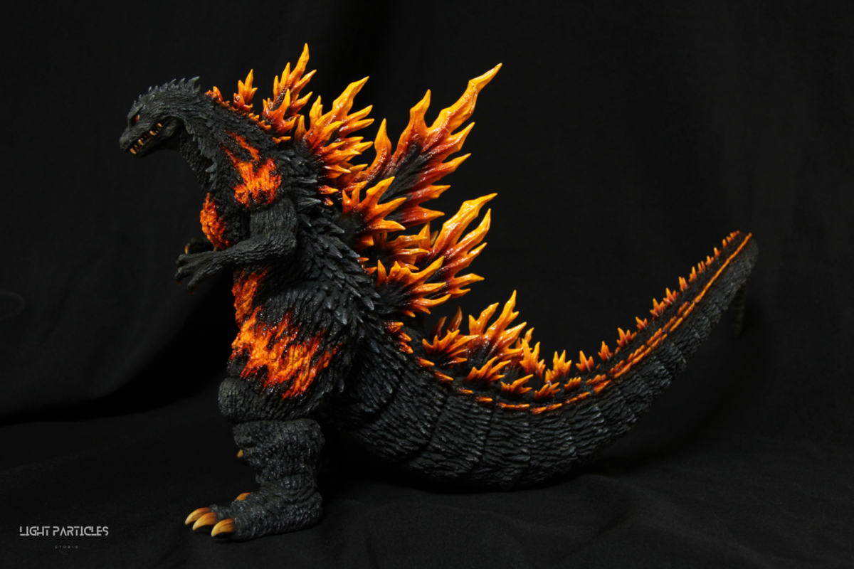 黒龍工房 ミレニアムゴジラ（ゴジラ2000）ver. 新宿炎上 塗装作例のご紹介