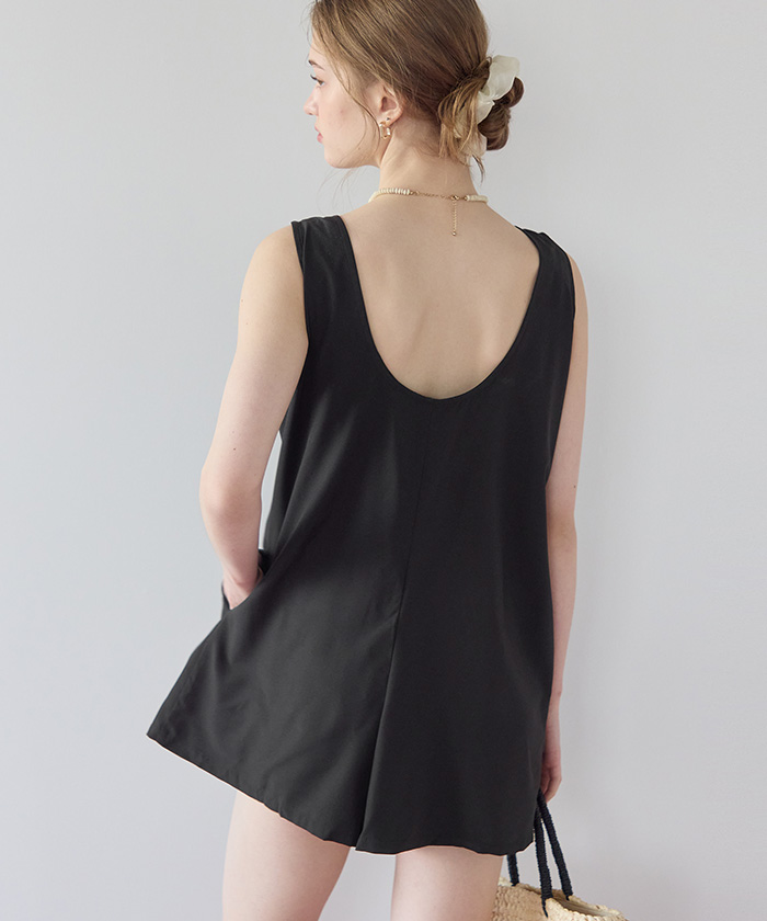 ショルダーフリルオールインワン/ワンピース水着【SEADRESS シードレス