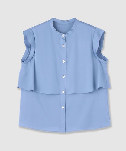 bouquet プリント ミニフリルブラウス|ANAYI OFFICIAL ONLINE STORE