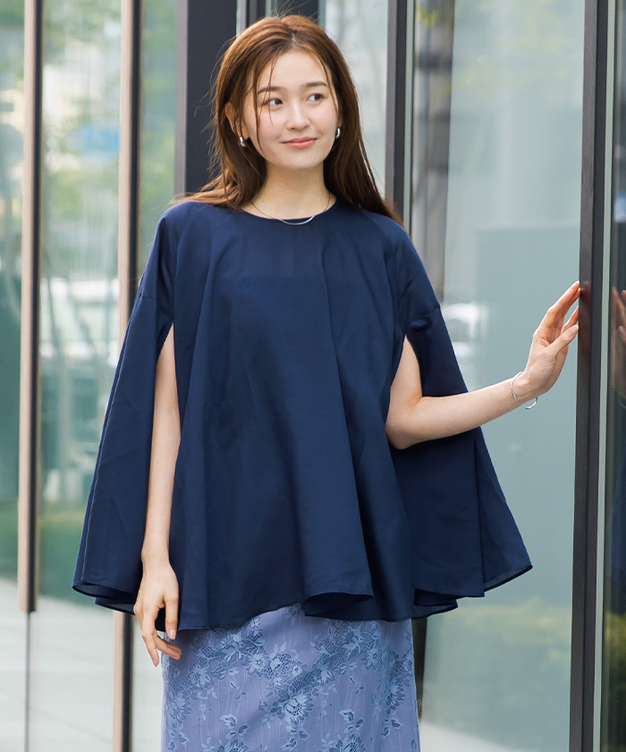 ケープシアーブラウス【メール便可／80】 | ur's（ユアーズ）