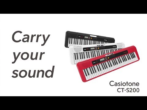 ベーシックキーボード CT-S200BK ブラック [61鍵盤] CASIO｜カシオ