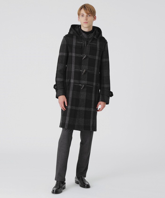 トーナルクレストブリッジチェックダッフルコート(505738906)｜HANKYU