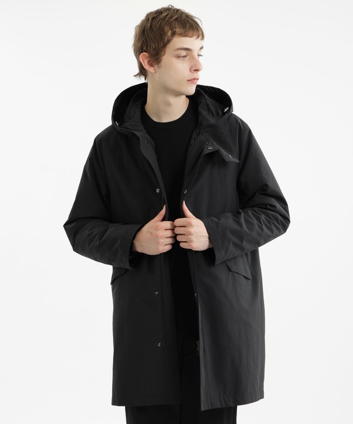 高密度マットタフタ 3WAYモッズコート with TAION(505395918)｜HANKYU