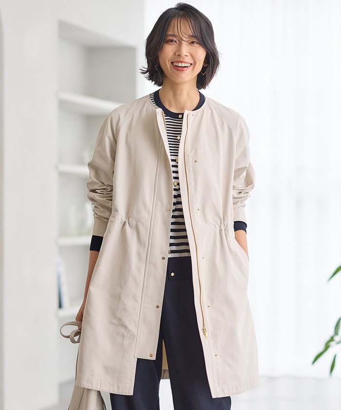 撥水加工】ライトツイル ノーカラーコート(505891626)｜阪急百貨店公式