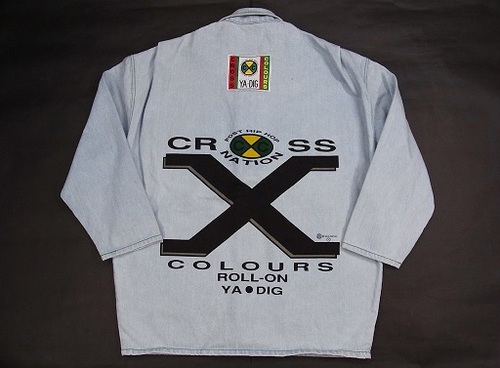 CROSS COLOURS デニム サンバイザー CROSS COLOURS デニム サン