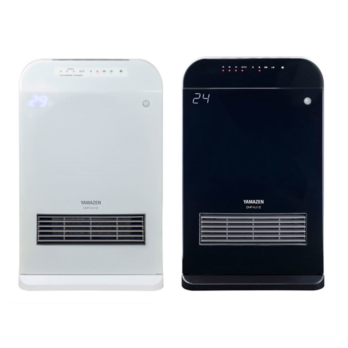 YAMAZEN、温感・人感センサー搭載の消臭セラミックヒーター「DHF-VJ12