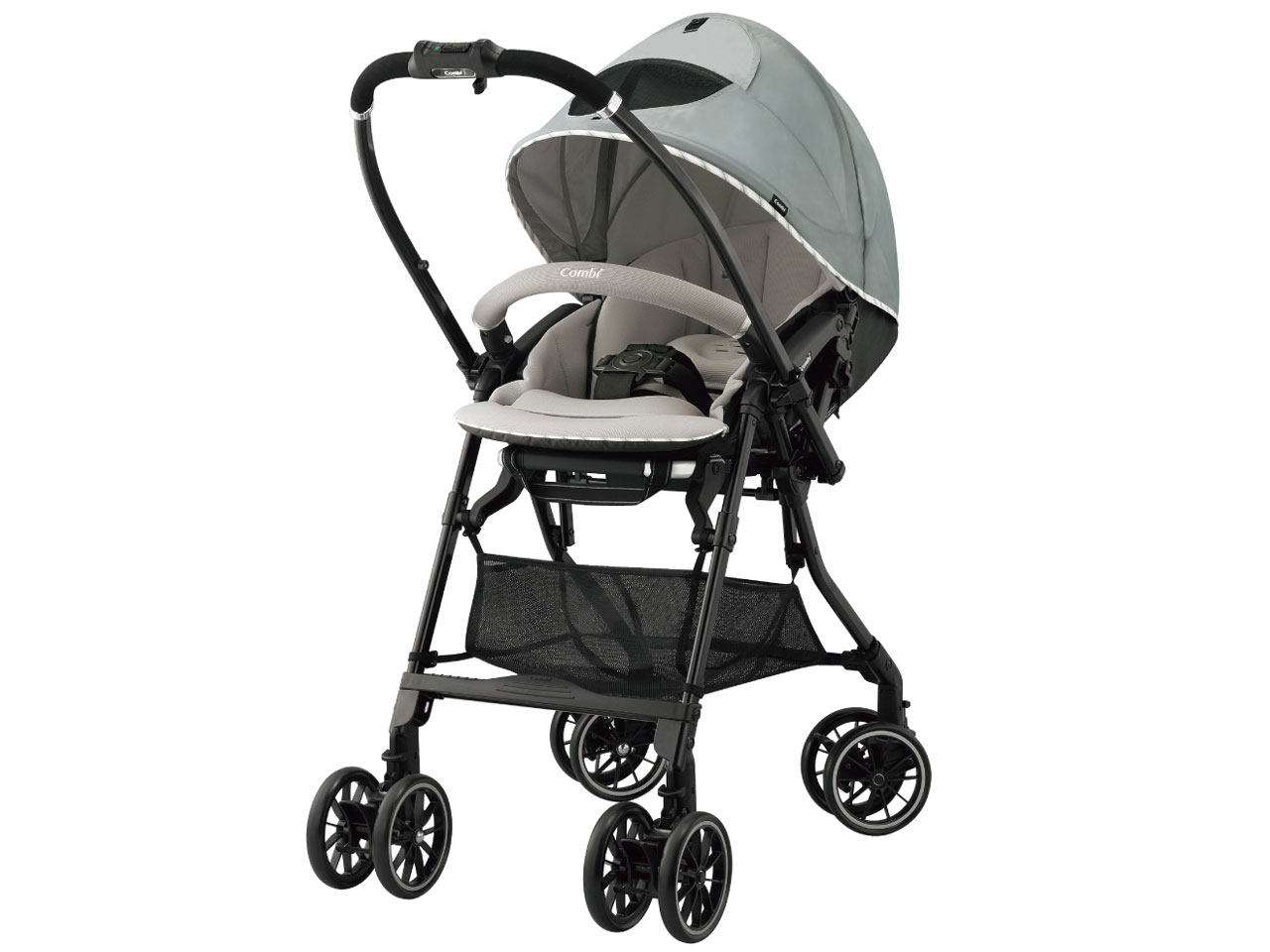 コンビ スゴカル 4キャス エアー エッグショック HK(GL) [ライトグレー