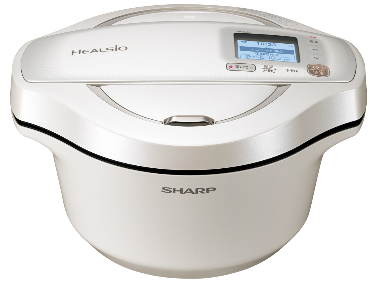シャープ ヘルシオ ホットクック KN-HW24F-W [ホワイト系] 価格比較