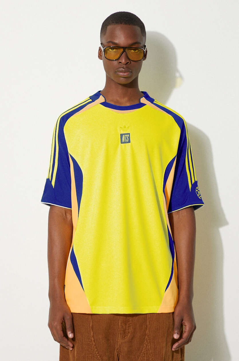 adidas Originals t-shirt adidas x NTS Radio Jersey 2 men's yellow