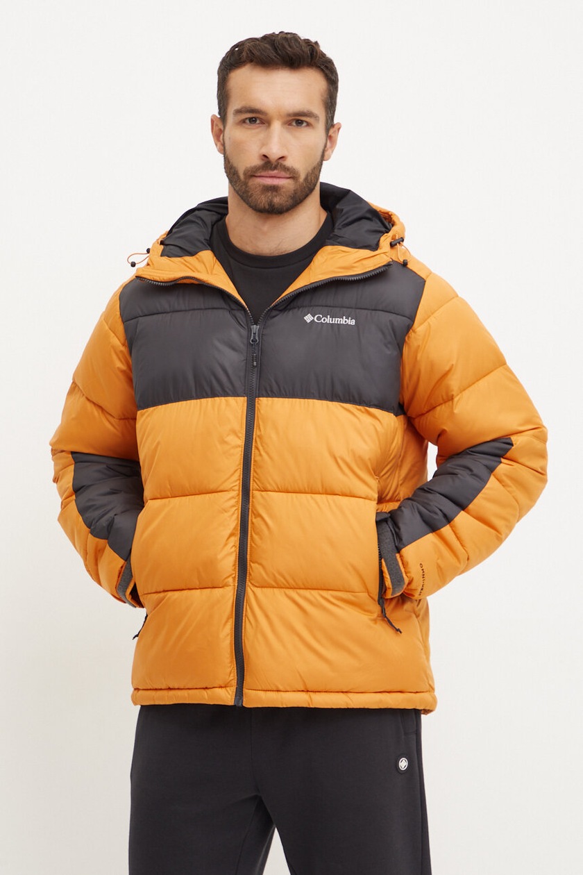 Columbia jacket men's orange color at PRM US