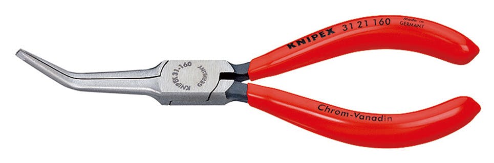 クニペックス 45゜先曲ニードルノーズプライヤー SB 3121-160
