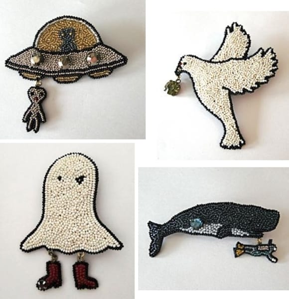 刺繍作家・小林モー子さんの世界 [雑貨] All About