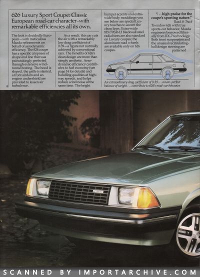 1982 Mazda 626 Brochure - ImportArchive