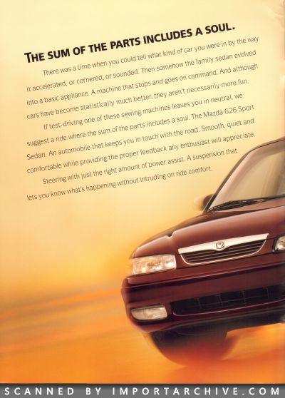 1997 Mazda 626 Brochure - ImportArchive