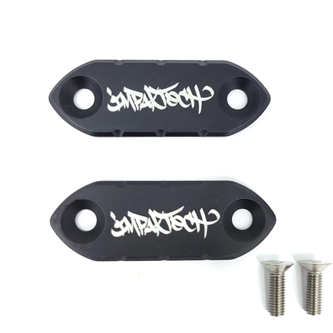 Impaktech Mirror Block Off Plates for Kawasaki ZX6R, Ninja 300, Ninja