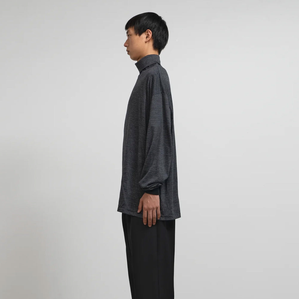 Graphpaper - Wool Border L/S Turtle Neck Tee – IN MY BOOK STORE