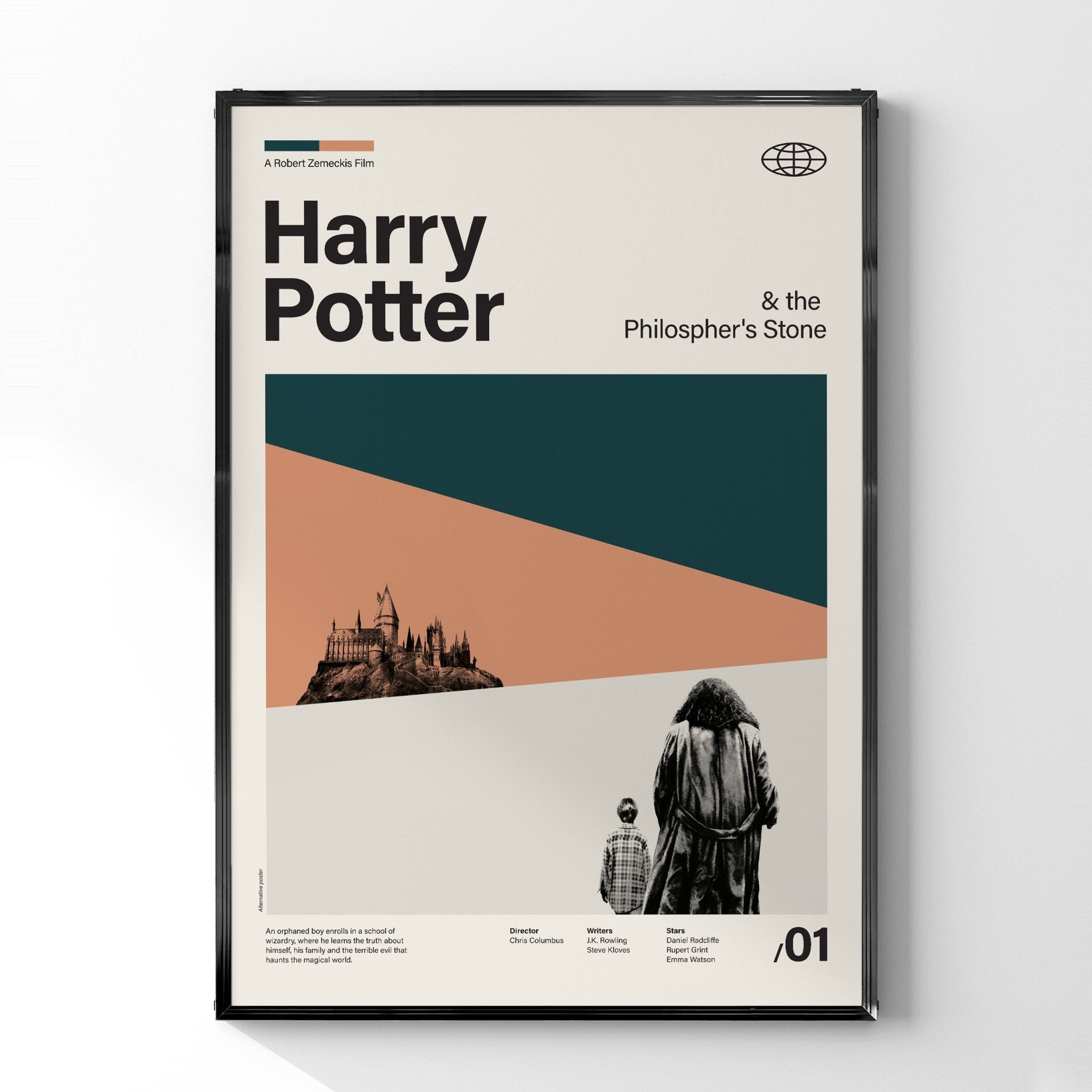 ハリー・ポッターと賢者の石」ミニマリストアートポスター – Ink Jp