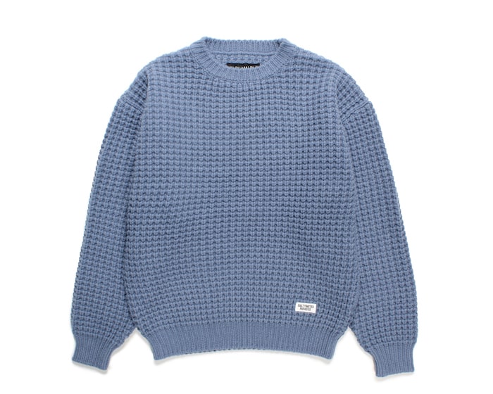 WACKO MARIA(ワコマリア)｜WAFFLE KNIT SWEATER｜正規通販取扱店 In STATE