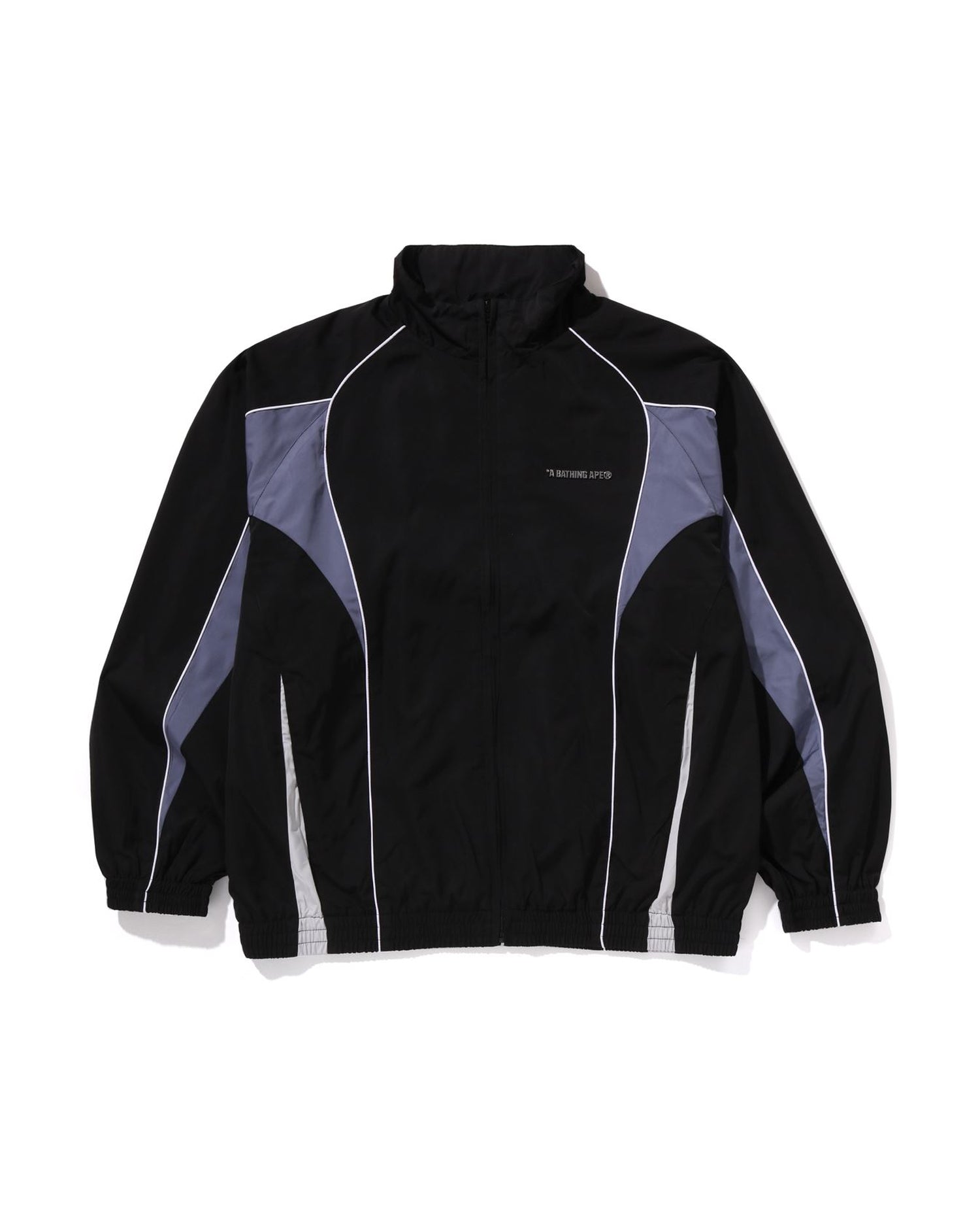 A BATHING APE® Bathing Ape Logo Nylon Track Jacket | Bape official