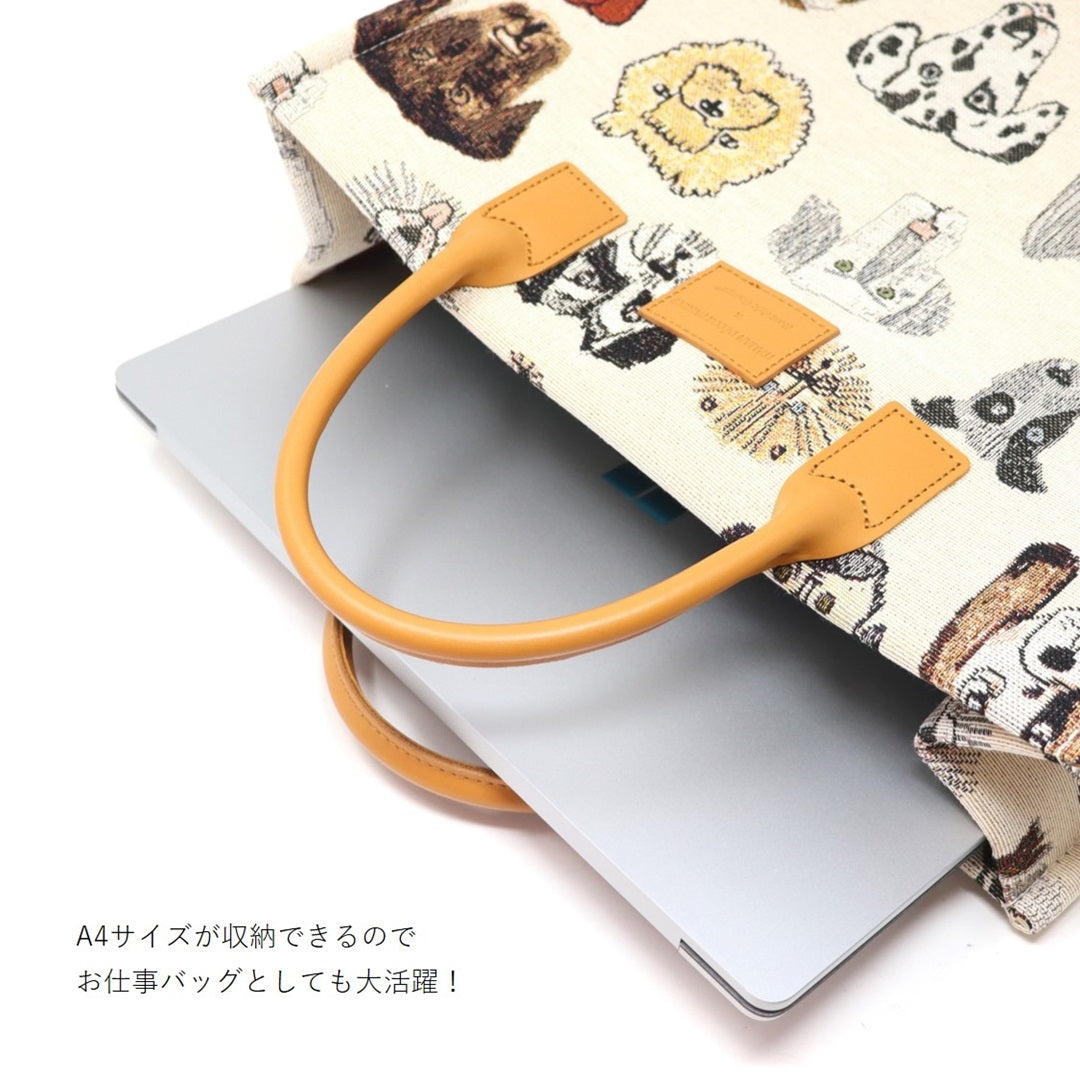 ゴブラン織りの犬柄トート｜ドッグアパレルの INUTO – INUTO（イヌト）