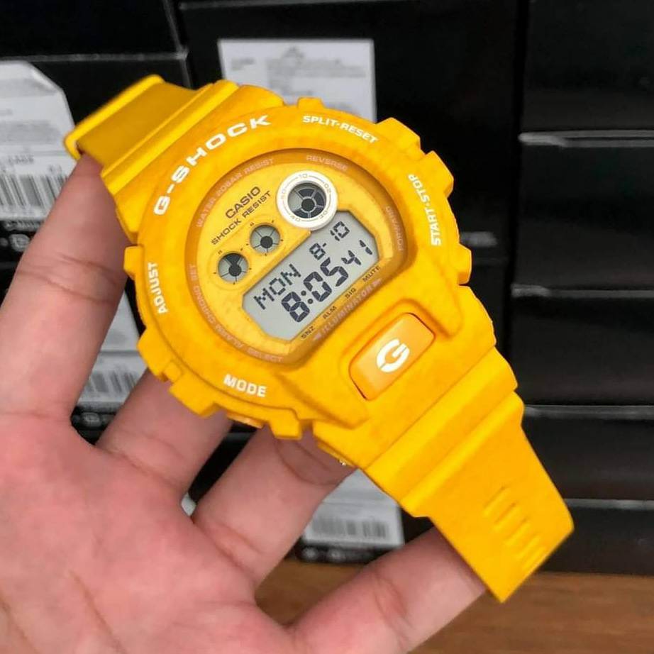 Casio G-Shock Yellow รุ่น GD-X6900HT เหลือง รุ่นฮิต ของใหม่ แท้100