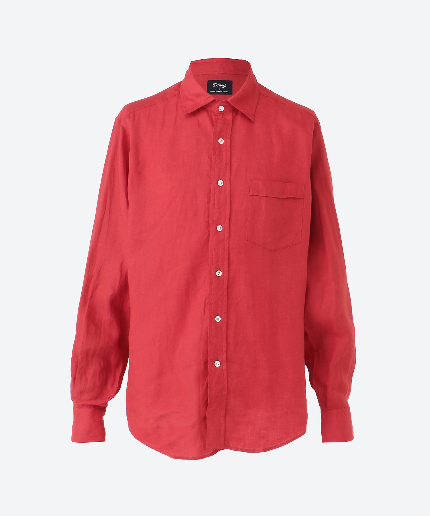 シャツ CLS麻無地 ＊DR25S／S／DR2A4E | Drake's (Men