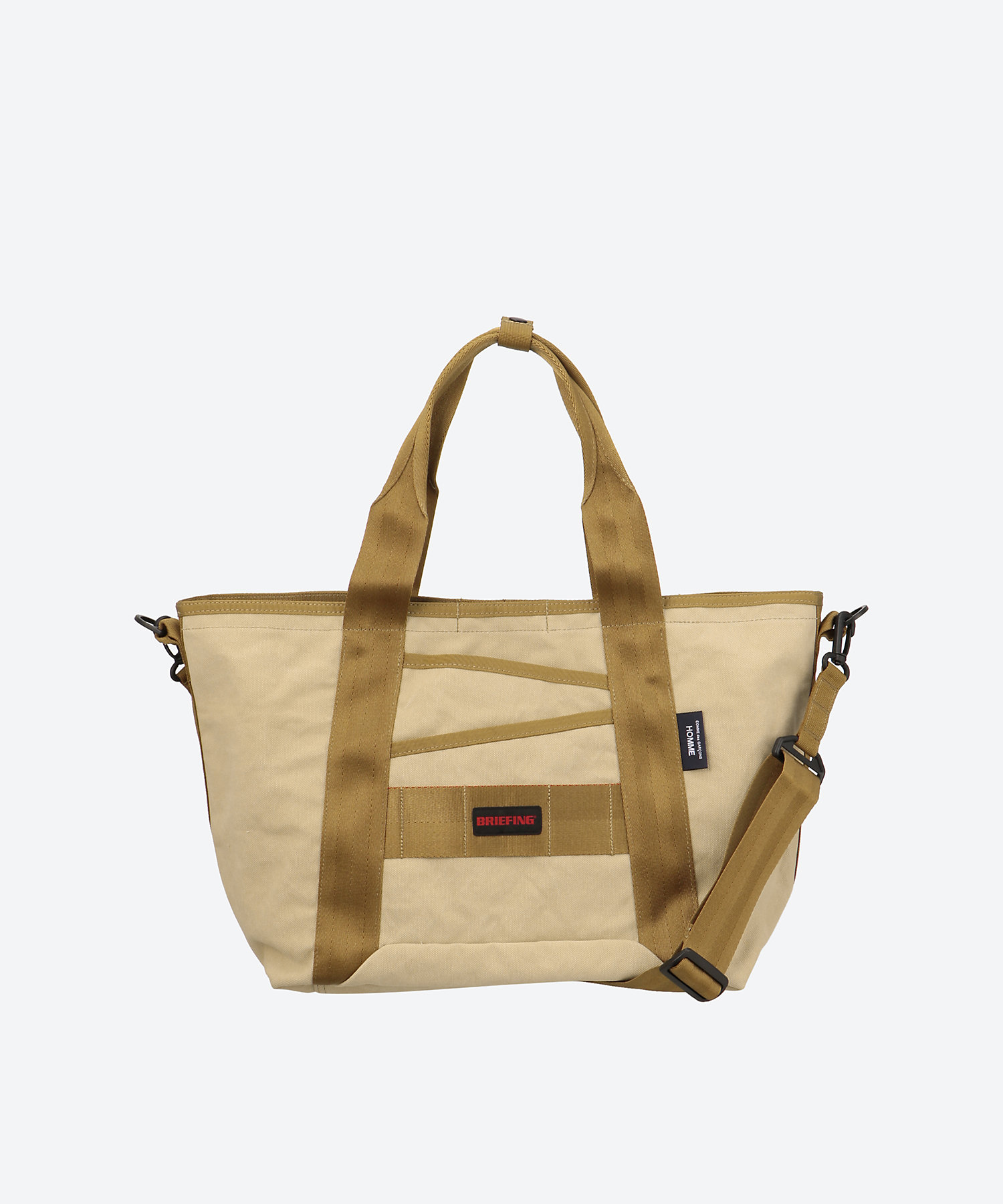 綿キャンバスバイオストーン加工 BRIEFING バッグ HQー